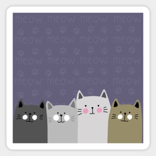 Cute Cats Magnet